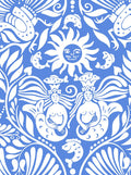 Sample - Mermaid Groove - Custom Sized Wallpaper Mural (per m2) - Blue