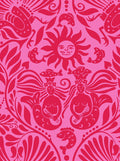 Sample - Mermaid Groove - Custom Sized Wallpaper Mural (per m2) - Red