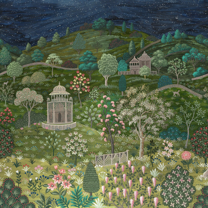 Sample - My Secret Garden - Custom Sized Wallpaper Mural (per m2)