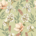 Sample - Orchid Bloom Wallpaper - Artichoke