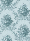 Sample - Paradise Medallion - Custom Sized Wallpaper Mural (per m2) - Blue