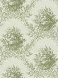 Sample - Paradise Medallion - Custom Sized Wallpaper Mural (per m2) - Green