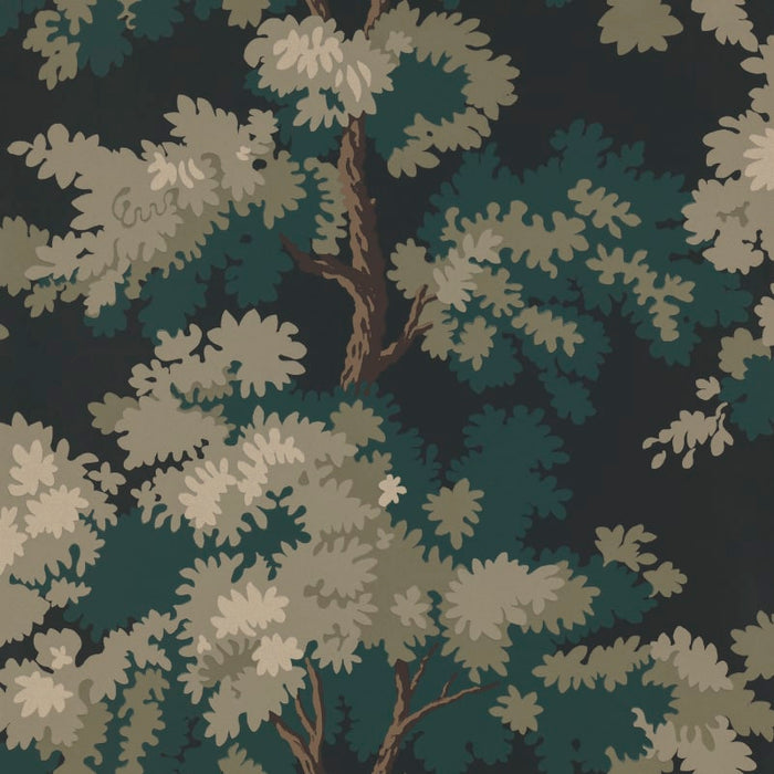 Sample - Raphael Wallpaper - Charcoal