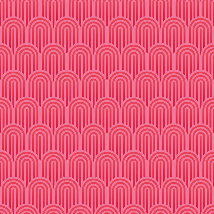 Sample - Retro Arch Wallpaper - Bright Pink