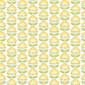 Sample - Retro Flower - Blooms Wallpaper - Sunshine