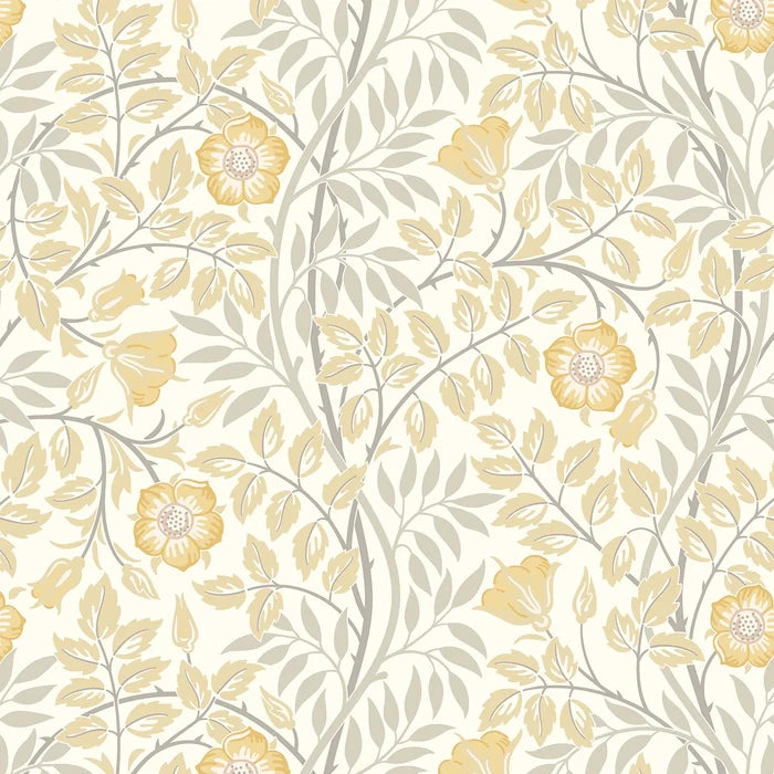 Sample - Rosehip Trail Wallpaper - Ohpopsi - Warm Natural
