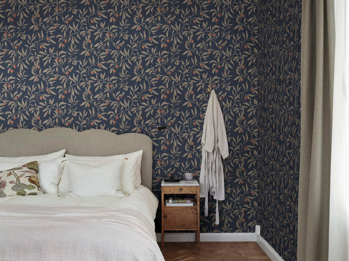Sample - Vinnie Wallpaper - Classic Blue