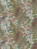 Sample - Wild Ferns Wallpaper - Rosehip