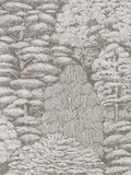 Sample - Woodland Toile Wallpaper - Ivory and Charcoal