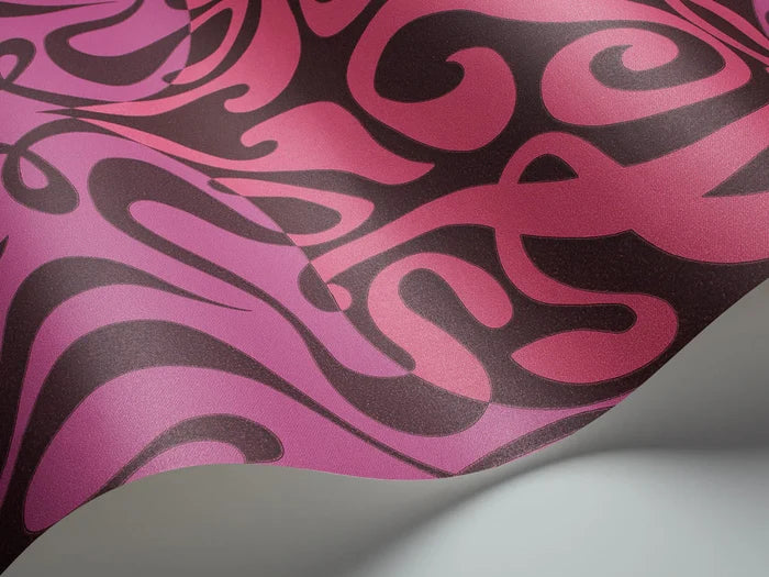 Sample - Woodstock Wallpaper - Purple