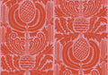 Sample - Zappa - Custom Sized Wallpaper Mural (per m2) - Orange Pink