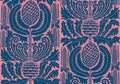 Sample - Zappa - Custom Sized Wallpaper Mural (per m2) - Pink Blue
