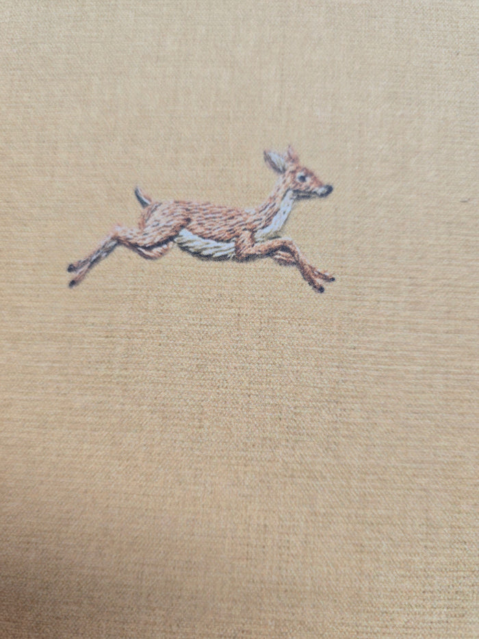 SAMPLE Bambi Wallpaper - Mustard