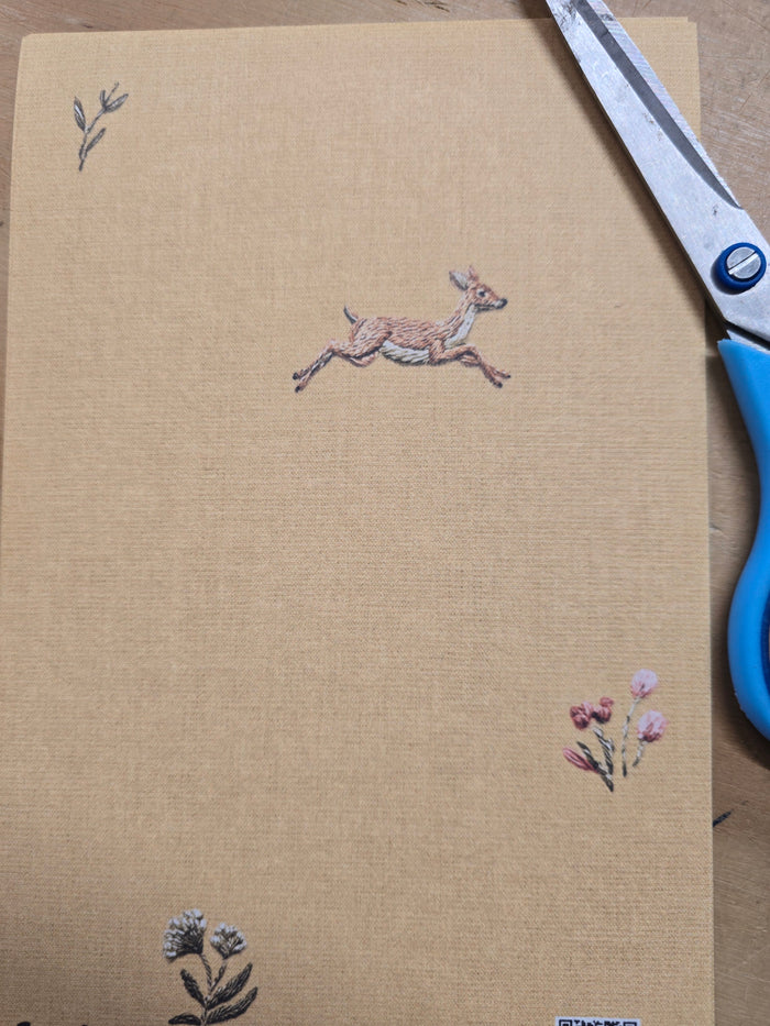 SAMPLE Bambi Wallpaper - Mustard