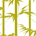 Sample – Bamboo Hawaii Florence Broadhurst Wallpaper - Olive