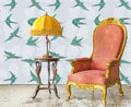 Sample – Birds Fly - Custom Sized Wallpaper Mural (per m2)