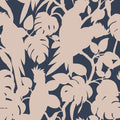 Sample – Cockatoos Florence Broadhurst Wallpaper - Wide Width Vinyl - Blush