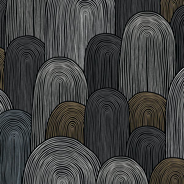 Sample – Haven Wallpaper - Moss Dark