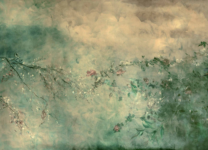 Heroidas Floral Oil Painting mural sample - Everflame