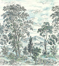 Sample – Highland Trees - Custom Sized Mural Wallpaper (per m2)