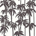 Sample – Japanese Bamboo Florence Broadhurst Wallpaper - Iron Bark