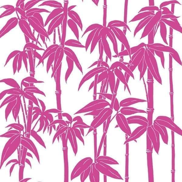 Sample – Japanese Bamboo Florence Broadhurst Wallpaper - Magenta