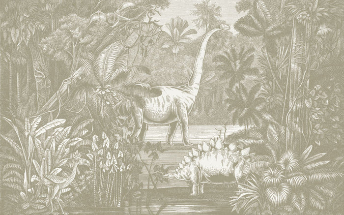 Sample – Jurassic Kingdom - Custom Sized Wallpaper Mural (per m2)