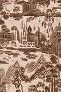 Lake Como in Brown, close-up pattern detail