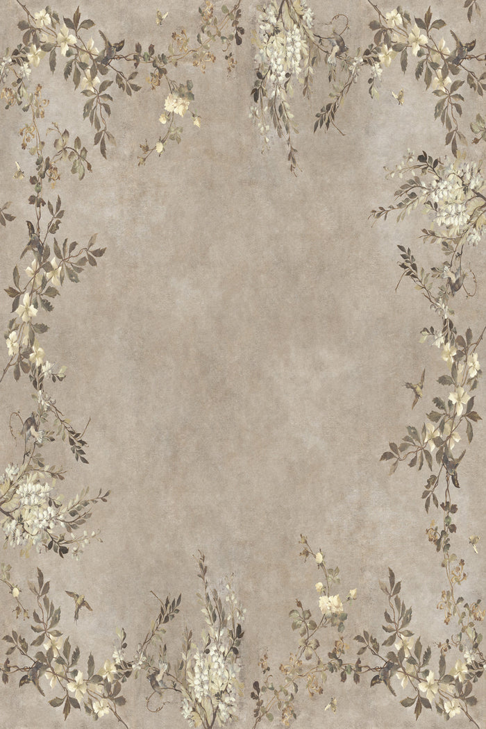 Luca Square in Beige, close-up pattern detail