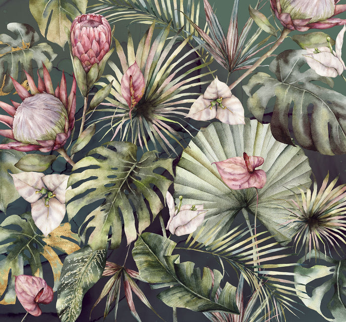 Sample – Monsterawelt - Custom Sized Mural Wallpaper (per m2)