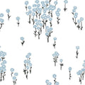 Sample – Scatter Daisy Florence Broadhurst Wallpaper - Cumulus