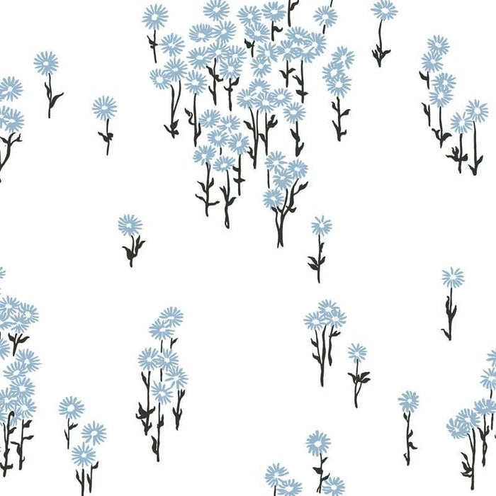 Sample – Scatter Daisy Florence Broadhurst Wallpaper - Cumulus