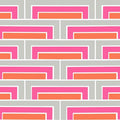 Sample – Steps Florence Broadhurst Wallpaper - Coral