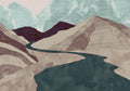 Sample – Terra - Custom Sized Mural Wallpaper (per m2)