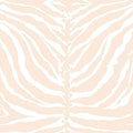 Sample – Tiger Stripe Florence Broadhurst Wallpaper - Fuzzy Peach