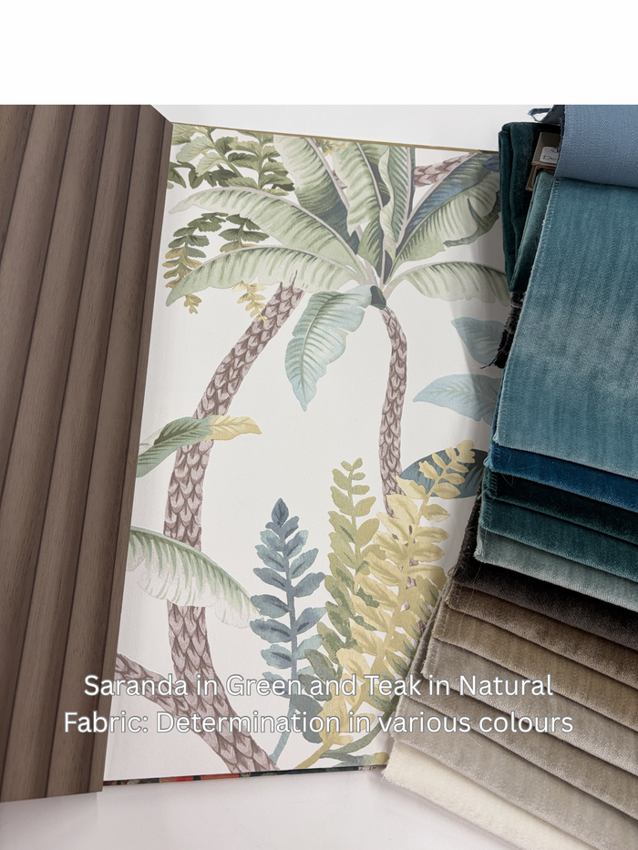 Saranda – Palm Oasis Wallpaper – Green/Cream