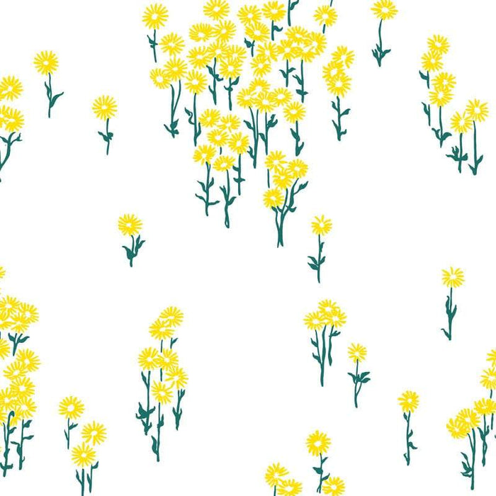 Scatter Daisy Florence Broadhurst Wallpaper - Sunflower