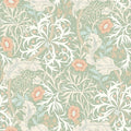 Seaweed Garden Wallpaper - Ohpopsi - Sage/Apricot