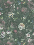 Secret Garden - Floral Wallpaper - Green