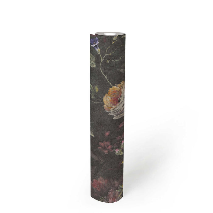 Secret Garden Wallpaper -  Black - WIDE -12 Rolls Due October