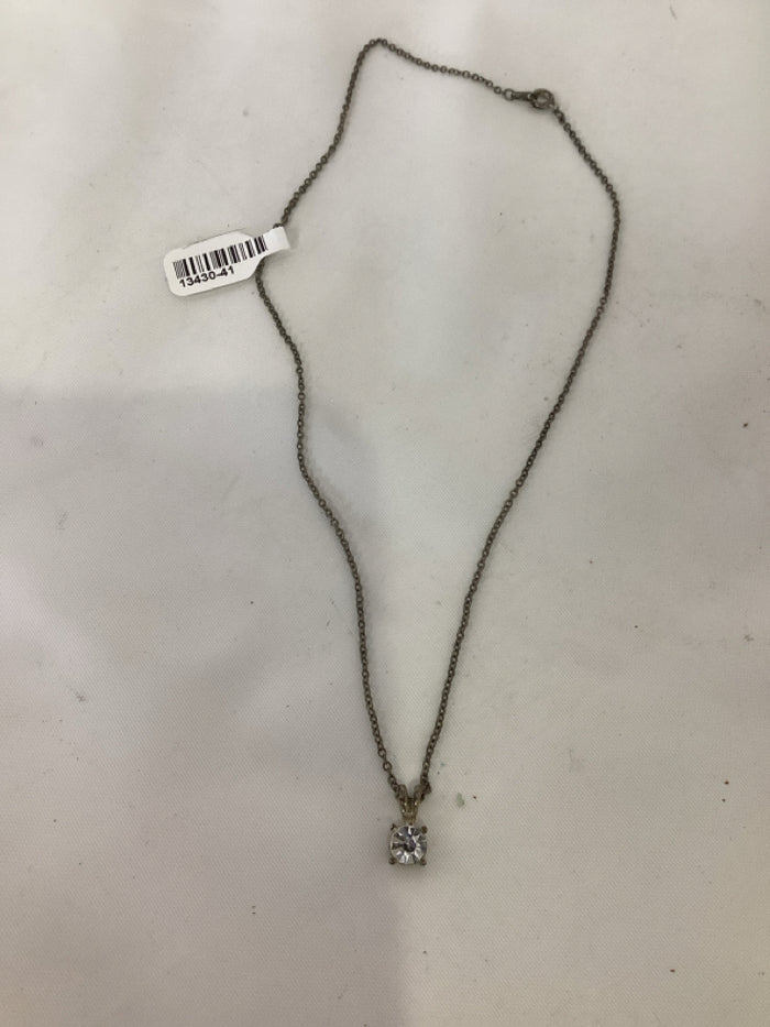 Silver Rhinestone Necklace