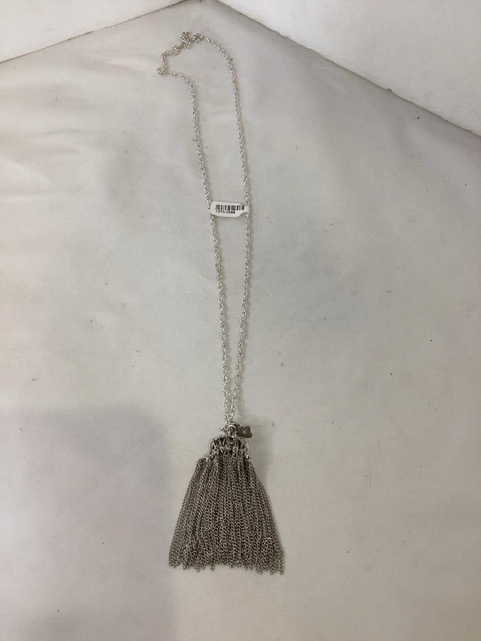 Silver Tassel Necklace