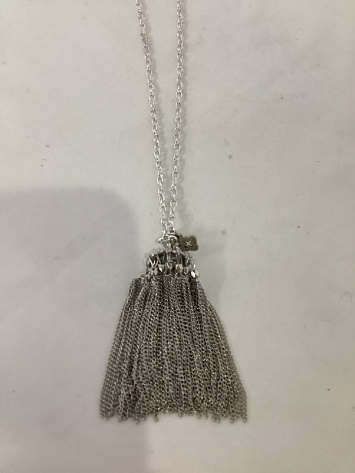Silver Tassel Necklace