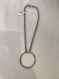 Silver/Gold Circle Necklace