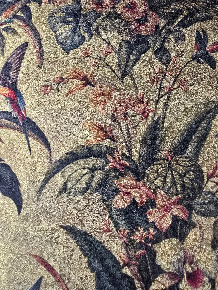 Singapura Custom Printed Wide Wallpaper - Silver