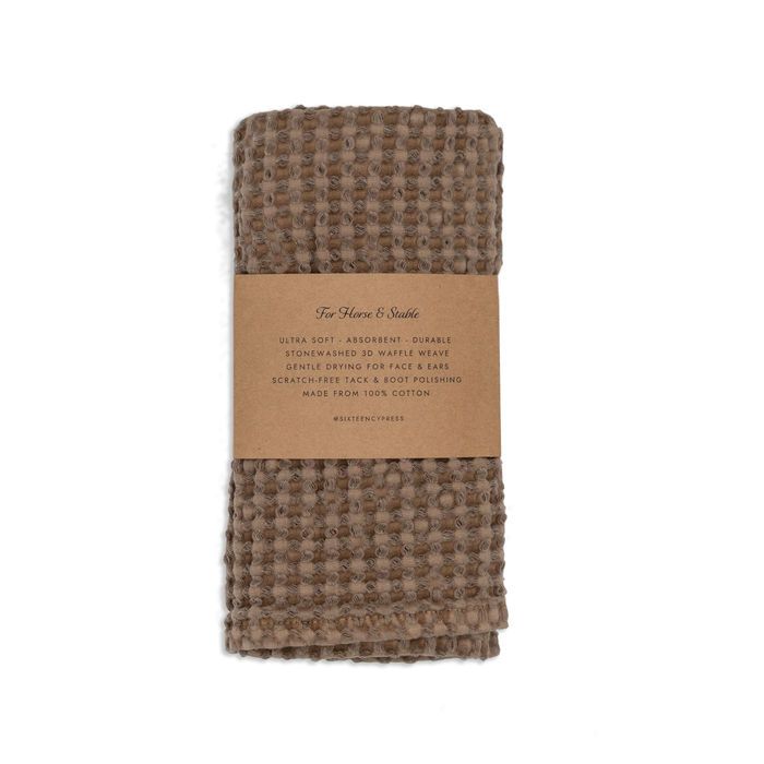 Sixteen Cypress Cotton Waffle Stable Towel