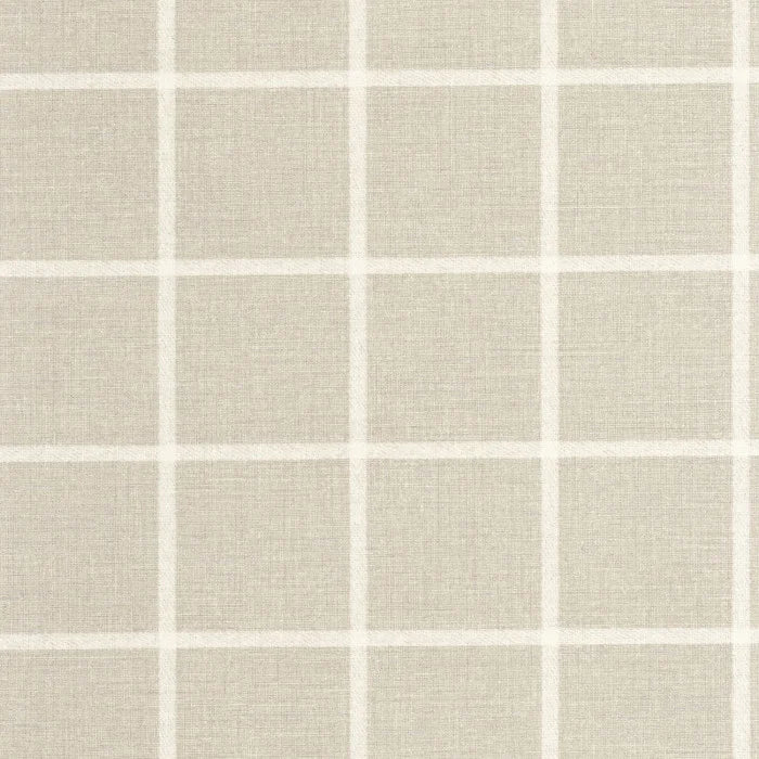 Smooth Grid Wallpaper - Beige Lin