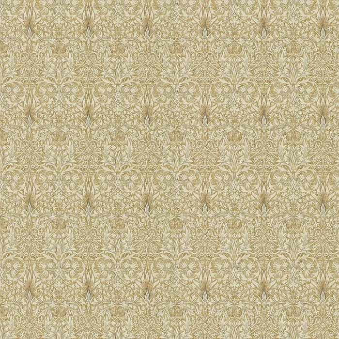 Snakeshead Wallpaper - Morris - Gold/Linen
