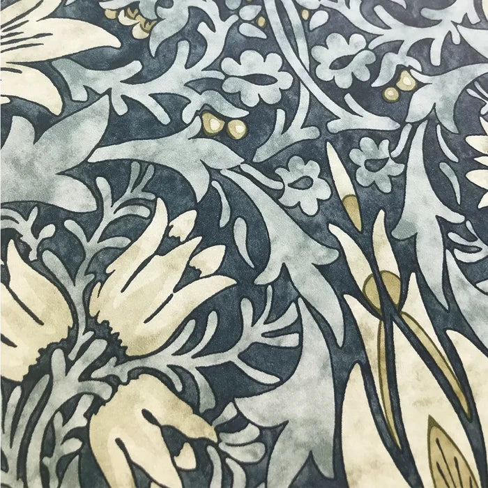 Snakeshead Wallpaper - Morris - Indigo/Cumin