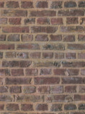 Soft Mortar Brick Vinyl Wallpaper - Rust